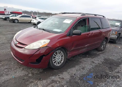 2008 Toyota Sienna Le из США, поврежденный, VIN 5TDZK23C88S207148